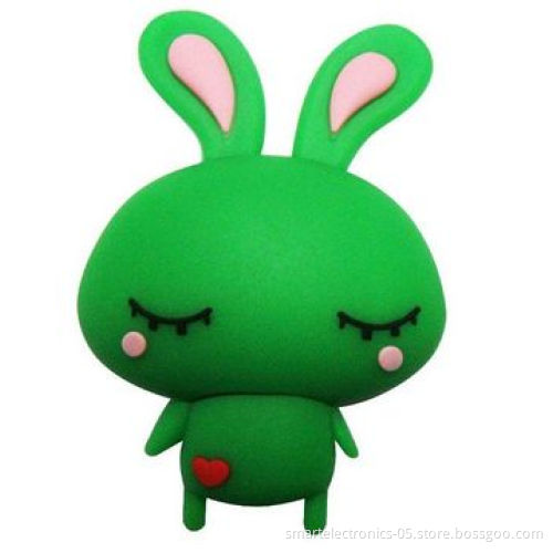 Cartoon USB Flash Drive/Free Customized Package/Printing, 3-year Warranty, 64MB-128GB, Grade A